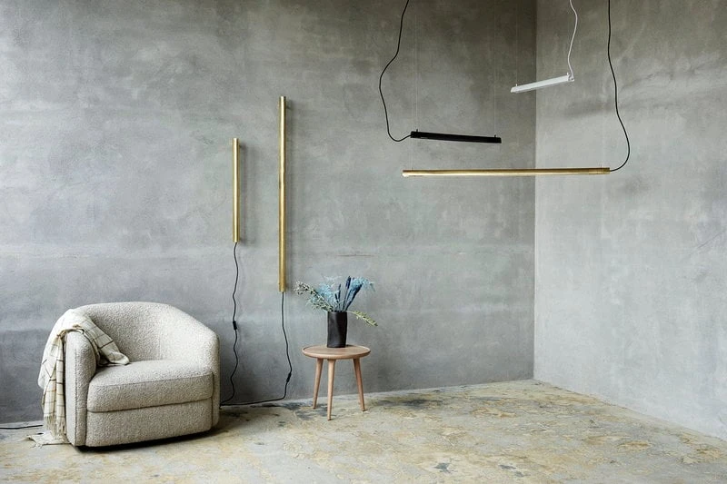 NUAD Radent Seinävalaisin 135 Cm, Messinki 5 NUAD Radent Seinävalaisin 135 Cm, Messinki - Image 5