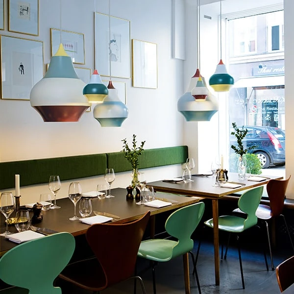 Louis Poulsen Cirque Riippuvalaisin, 15 Cm, Keltainen Yläosa 2 Louis Poulsen Cirque Riippuvalaisin, 15 Cm, Keltainen Yläosa - Image 2