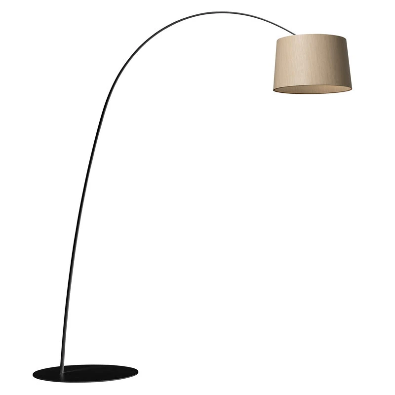 Foscarini Twiggy Wood Lattiavalaisin, Musta 1 Foscarini Twiggy Wood Lattiavalaisin, Musta