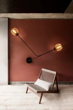 GUBI Satellite Seinävalaisin, Puolimatta Kermanvalkoinen -Hay || Menu || Louis Poulsen Kauppa 2020 12 04 DAY 3 GUBI VILLASCALA0752 post w light