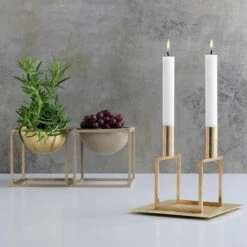 By Lassen Line Kynttilänjalka, Messinki -Hay || Menu || Louis Poulsen Kauppa 311 ByLassen iso