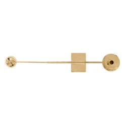 MENU Interconnect Kynttilänjalka, Kiillotettu Messinki 9 MENU Interconnect Kynttilänjalka, Kiillotettu Messinki -Hay || Menu || Louis Poulsen Kauppa 4709839 Interconnect Candle Holder Brass Top