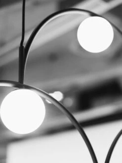 Pholc Bounce 169 Riippuvalaisin, Musta - Opaali -Hay || Menu || Louis Poulsen Kauppa 515105 bounce 169 black interior 5