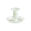 HAY Flare Stripe Milk Kynttilänjalka, Vihreä