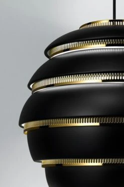 Artek Aalto Riippuvalaisin A331 -Hay || Menu || Louis Poulsen Kauppa 5427510 A331 Beehive black brass detail 2 master