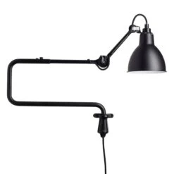 DCWéditions Lampe Gras 303 Seinävalaisin, Pyöreä Varjostin, Musta