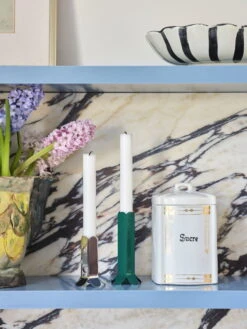 HAY Arcs Kynttilänjalka, S, Peili -Hay || Menu || Louis Poulsen Kauppa Arcs Candleholder S mirror L green