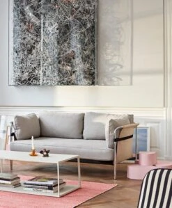 HAY Flare Kynttilänjalka, Meripihka -Hay || Menu || Louis Poulsen Kauppa Can 2 seater Roden 04 natrual canvas chrome base Eiffel Coffee Table Rectangular warm sand Flare amber