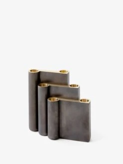 &Tradition Collect SC39 Kynttilänjalka, Pronssattu Messinki -Hay || Menu || Louis Poulsen Kauppa Candleholders SC39 SC41 BronzedBrass 1