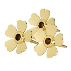 Design House Stockholm Me To You Kynttilänpidike, 3 Kpl, Messinki