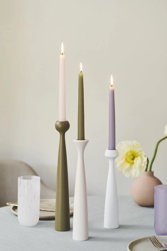 Applicata Tulip Kynttilänjalka, Olive Green 2 Applicata Tulip Kynttilänjalka, Olive Green - Image 2