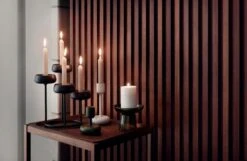 Iittala Nappula Kynttelikkö, Tummanharmaa -Hay || Menu || Louis Poulsen Kauppa Iittala 2019 Nappula