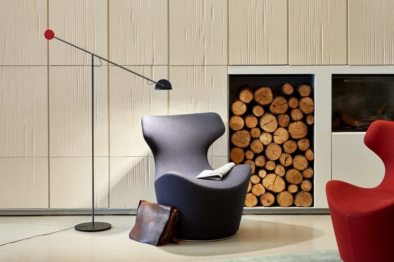 Marset Copernica P Lattiavalaisin, Punainen - Musta 4 Marset Copernica P Lattiavalaisin, Punainen - Musta - Image 4