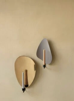 MENU Flambeau Seinäkynttilänjalka, 40 Cm, Musta - Messinki -Hay || Menu || Louis Poulsen Kauppa MENU Flambeau Candle Holder 8 1