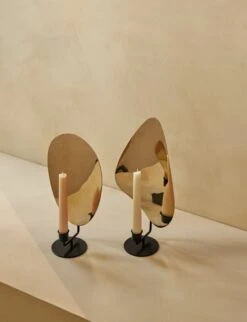 MENU Flambeau Kynttilänjalka, 34 Cm, Musta - Messinki -Hay || Menu || Louis Poulsen Kauppa MENU Flambeau Candle Holder Table