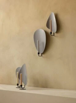 MENU Flambeau Kynttilänjalka, 30 Cm, Pronssattu Messinki - Harmaa -Hay || Menu || Louis Poulsen Kauppa MENU Flambeau Candle Holder Table Wall 7 1