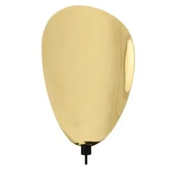 MENU Flambeau Seinäkynttilänjalka, 40 Cm, Musta - Messinki