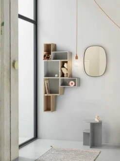 Muuto E27 LED Valaisin, Savenruskea, Ei Kattokuppia -Hay || Menu || Louis Poulsen Kauppa Mini Stacked Group Oak Light Gray E27 Clay Brown Framed Mirror Halves side tabe ply Dots org