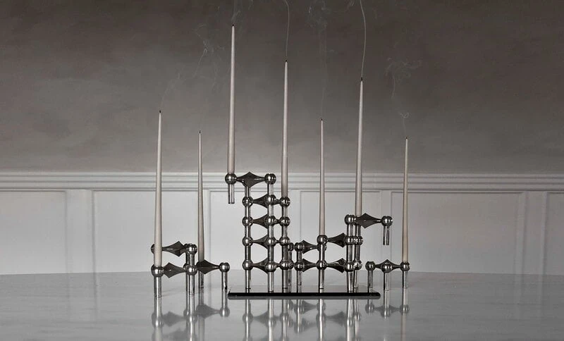 STOFF Copenhagen STOFF Nagel Kynttilänjalka, Kromi 5 STOFF Copenhagen STOFF Nagel Kynttilänjalka, Kromi - Image 5