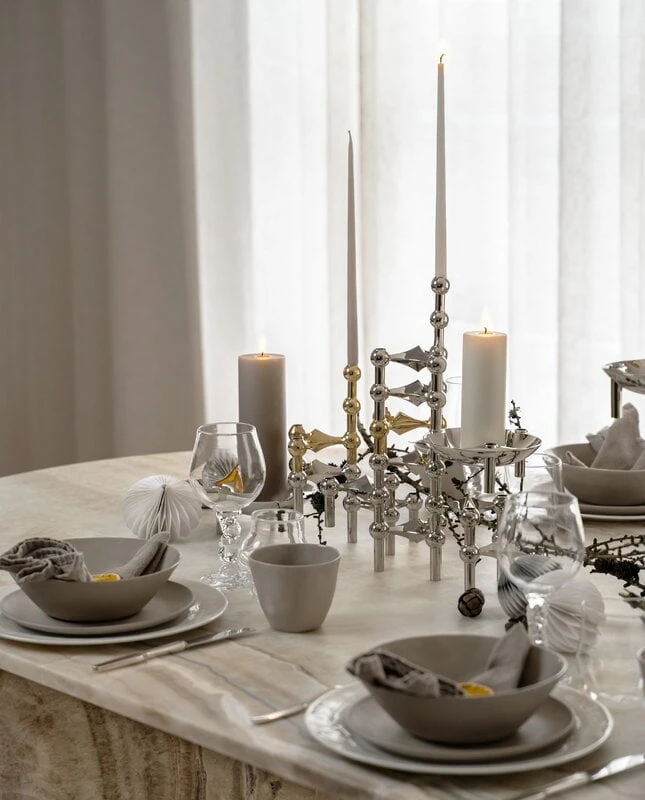STOFF Copenhagen STOFF Nagel Kynttilänjalka, Messinki 4 STOFF Copenhagen STOFF Nagel Kynttilänjalka, Messinki - Image 4