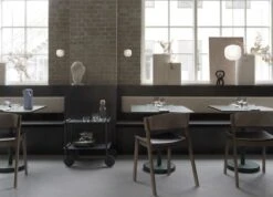 Muuto Rime Seinävalaisin, Oranssi -Hay || Menu || Louis Poulsen Kauppa cover side chair stained dark brown refine leather black linear steel cafe table dark green flow trolley rime wall pendant muuto org