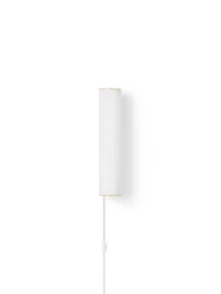 Ferm LIVING Vuelta Seinävalaisin, 40 Cm, Valkoinen - Messinki -Hay || Menu || Louis Poulsen Kauppa fermLIVING VueltaWallLamp 40 WhiteBrass pack 3