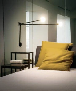 Nemo Lighting Potence Pivotante Mini Seinävalaisin, Punainen -Hay || Menu || Louis Poulsen Kauppa l9a7987 ombreggiata senape 1280x1531 1