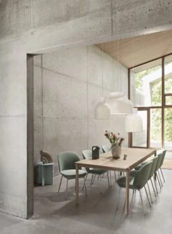 Muuto Strand Riippuvalaisin, Open 60 Cm -Hay || Menu || Louis Poulsen Kauppa linear wood oak table oslo side chair still 941 chrome strand pendant lamp halves table ply rug muuto org