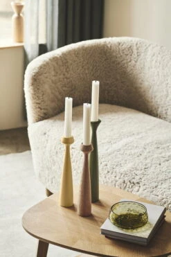 Applicata Rose Kynttilänjalka, Olive Green -Hay || Menu || Louis Poulsen Kauppa yellowwarm roseolive green