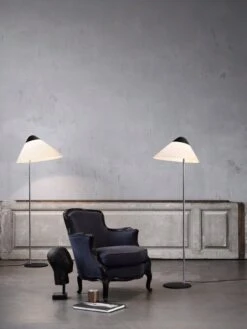 Pandul Opala Midi Lattiavalaisin, Musta 9 Pandul Opala Midi Lattiavalaisin, Musta -Hay || Menu || Louis Poulsen Kauppa zG003 4S Wegner Opala Floor Lights 1